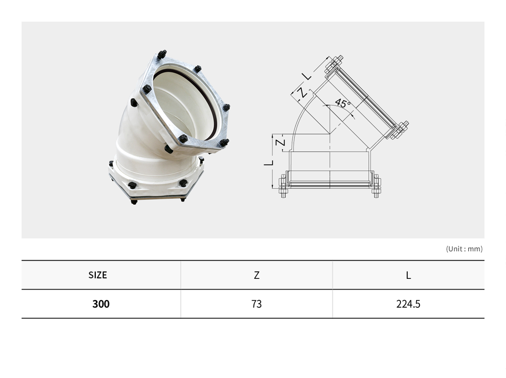 DH 45L 45° Elbow