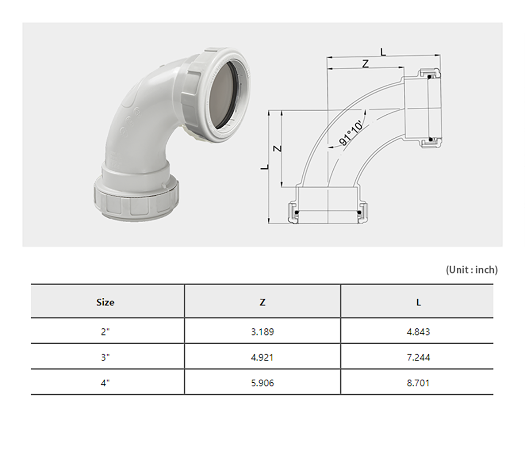 DH LL Long Elbow