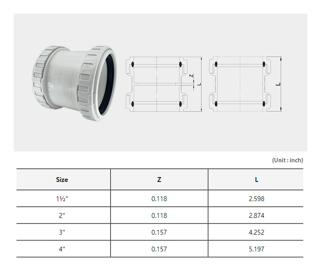 GLF DS Coupling/Coupling for Repair
