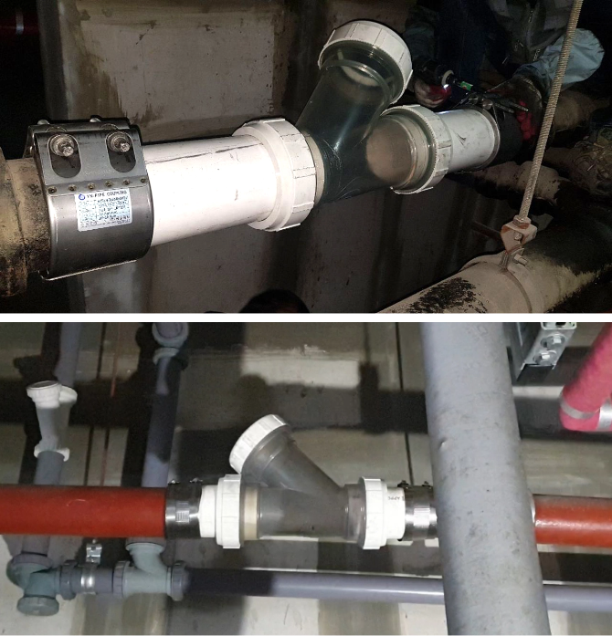 Visual Inspection available for Drainage Flow